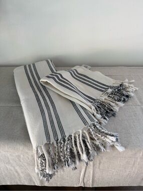 Olive & Linen Turkish Bath Towel Set